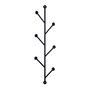 Wallity Rod 2 Gancho de Pared de Metal Negro